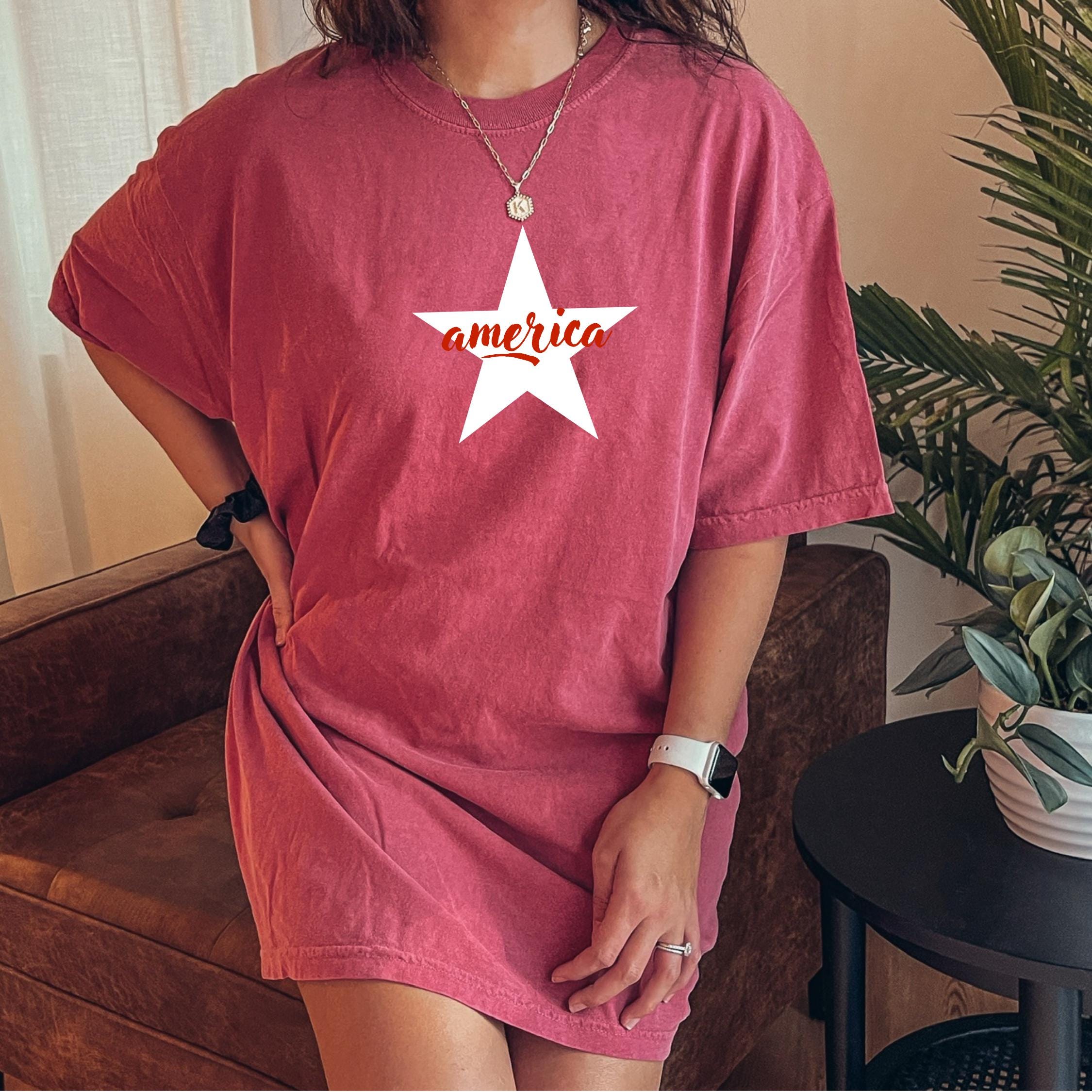 America Comfort Colors Shirt: Patriotic 4th of July Tee